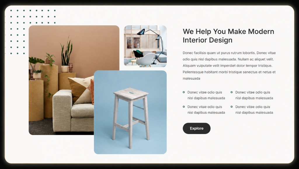 We Help You Make Modern Interior Design Collage (Slide 3)