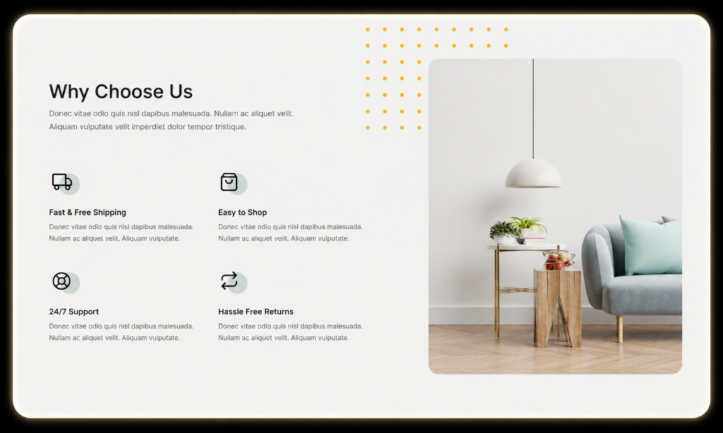 Why Choose Us Features (Slide 4)