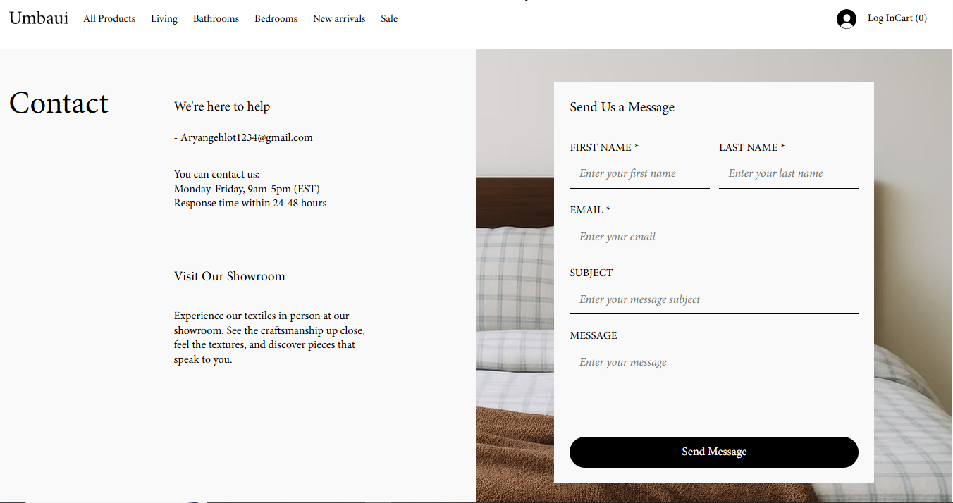 Umbaui Contact Section